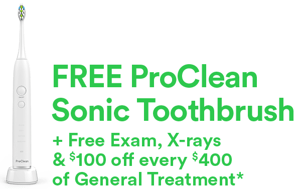 Free ProClean Sonic Toothbrush