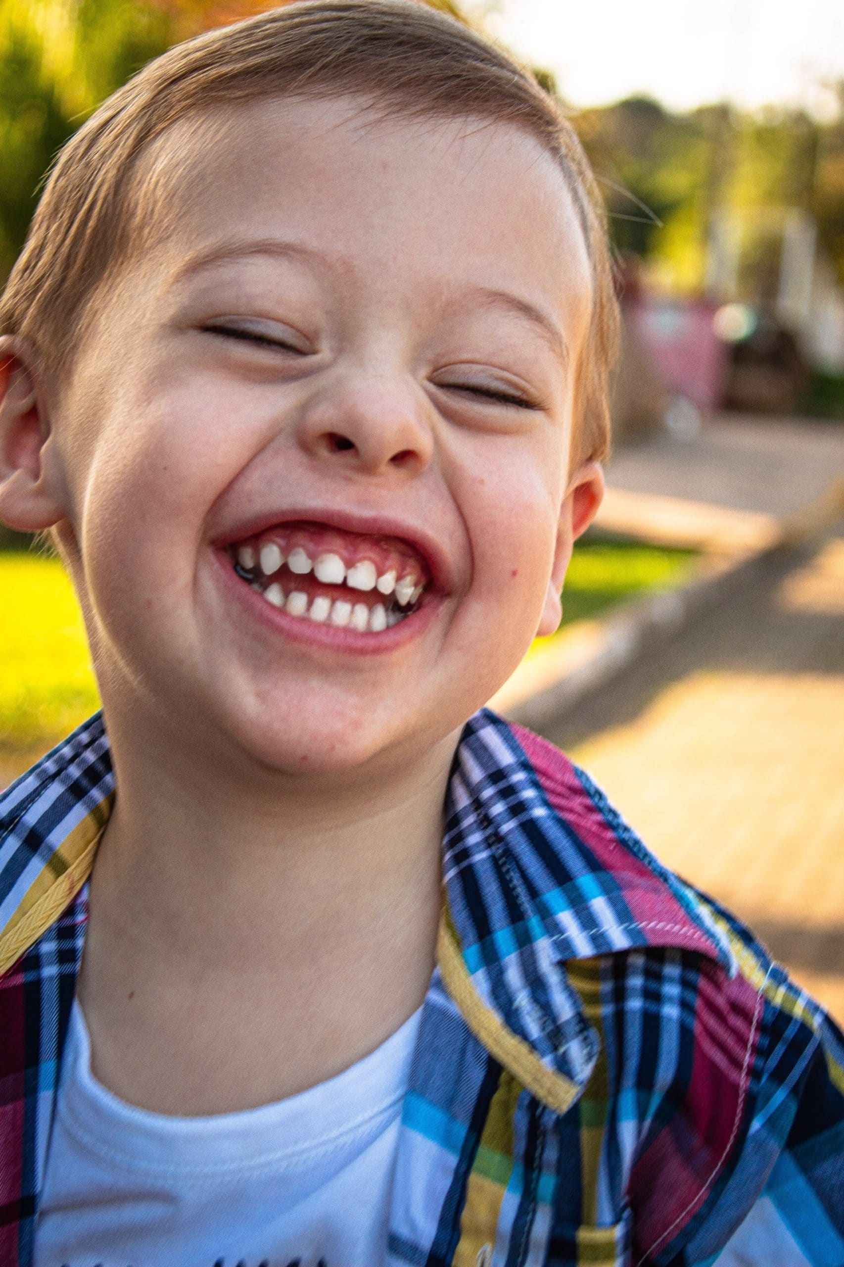 Child Smiling after dentist